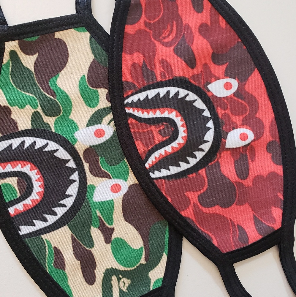 Custom Fashion Face Masks 2pk